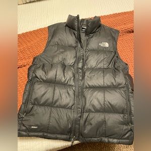 The North Face Nuptse Vest 550 Black Men’s Large